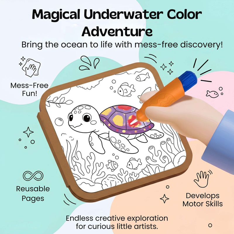 TibaToes™ WaterDoodle Reusable Drawing Book