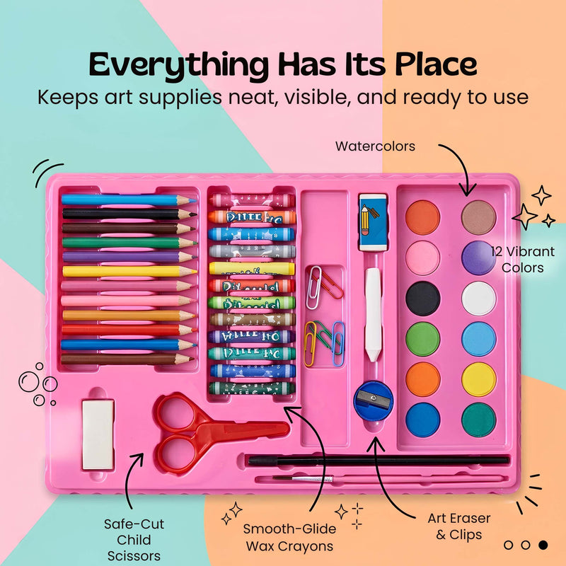 TibaToes™ MegaArtist 86-Piece Creative Art Set