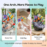 TibaToes™ Montessori Play Arch | Screen-Free Travel Toy
