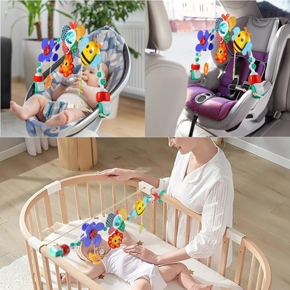 TibaToes™ Montessori Play Arch | Screen-Free Travel Toy