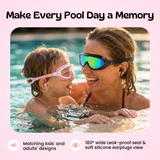 TibaToes Adult Clip-On Swim Goggles