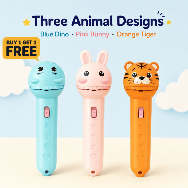 TibaToes Animal Story Projection Flashlight