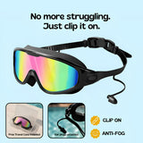 TibaToes Adult Clip-On Swim Goggles