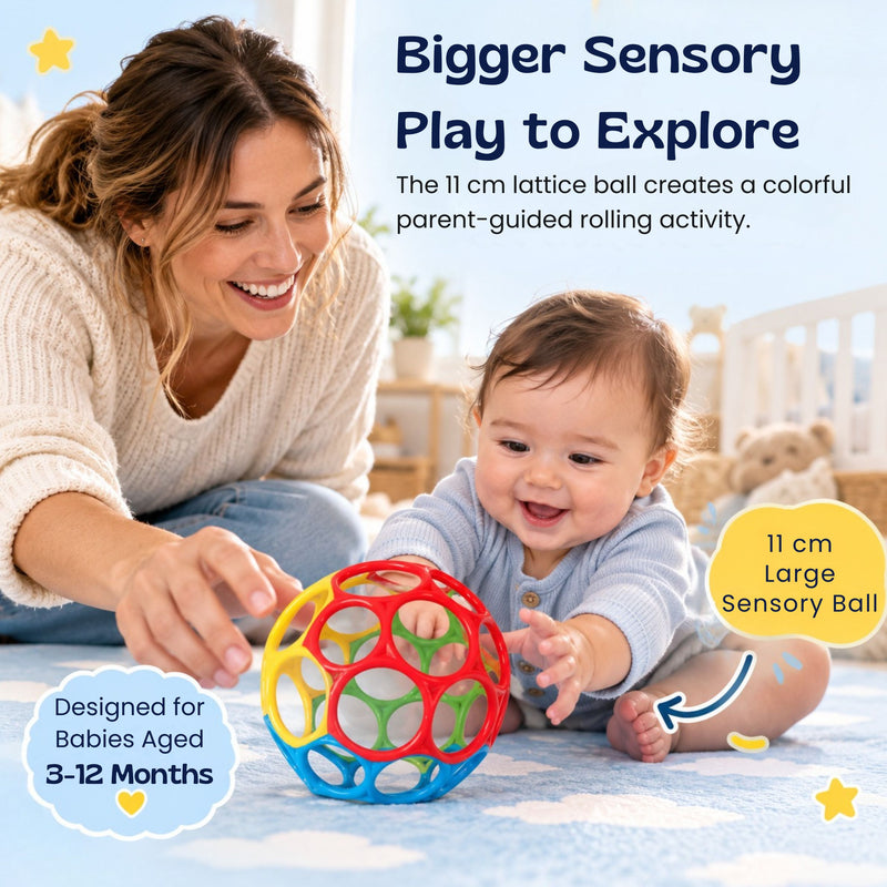 TibaToes™ RainbowRoll Baby Sensory Ball