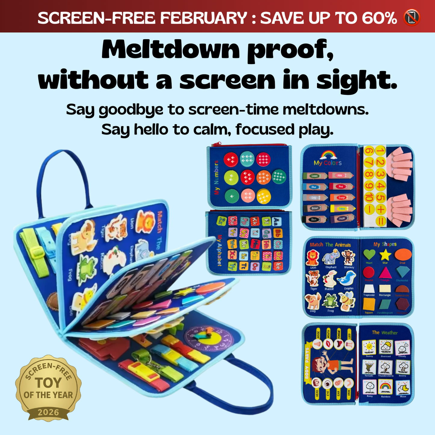 TibaToes™ Montessori-leksak för småbarn