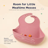 TibaToes™ PandaEar Silicone Catch Bib