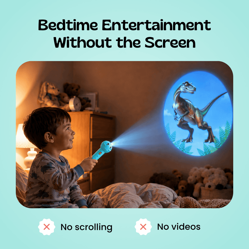 TibaToes™ Animal Story Projection Flashlight