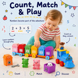 TibaToes™ Animal Train Match & Play Set