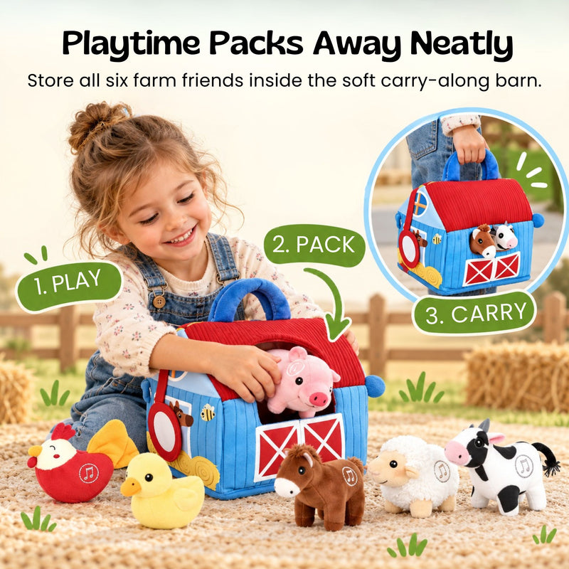 TibaToes™ Farm Friends Soft Play Set