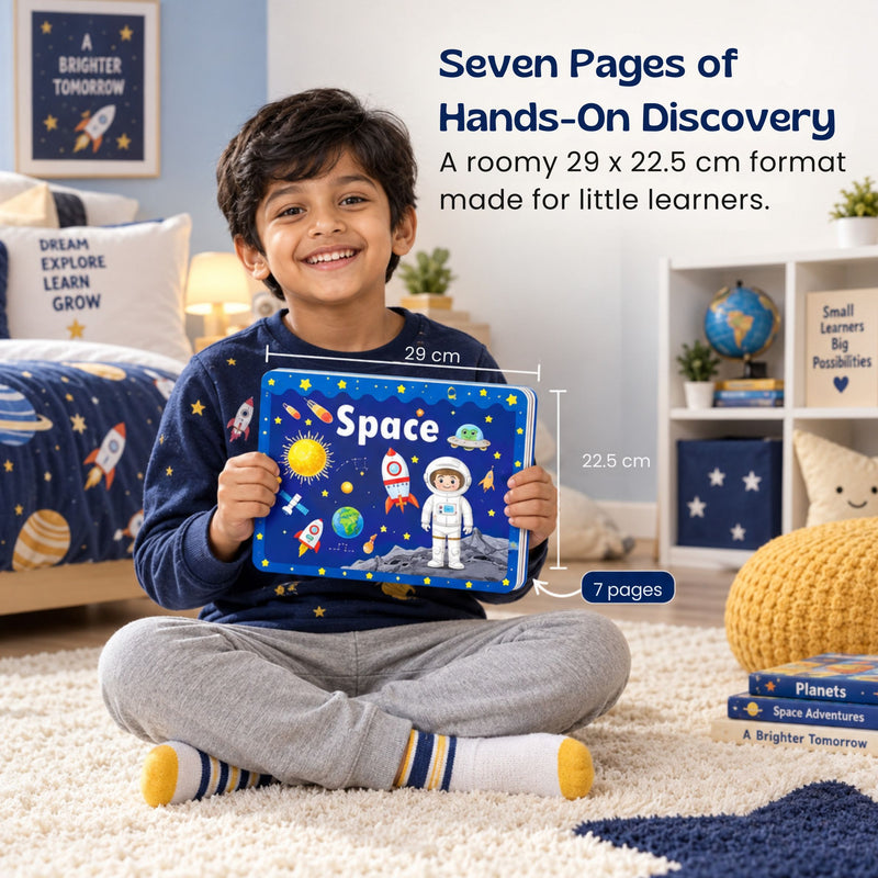 TibaToes™ Space & Body Quiet Book