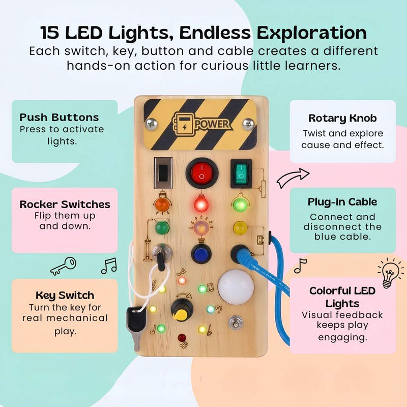 TibaToes™ Montessori Switch Board