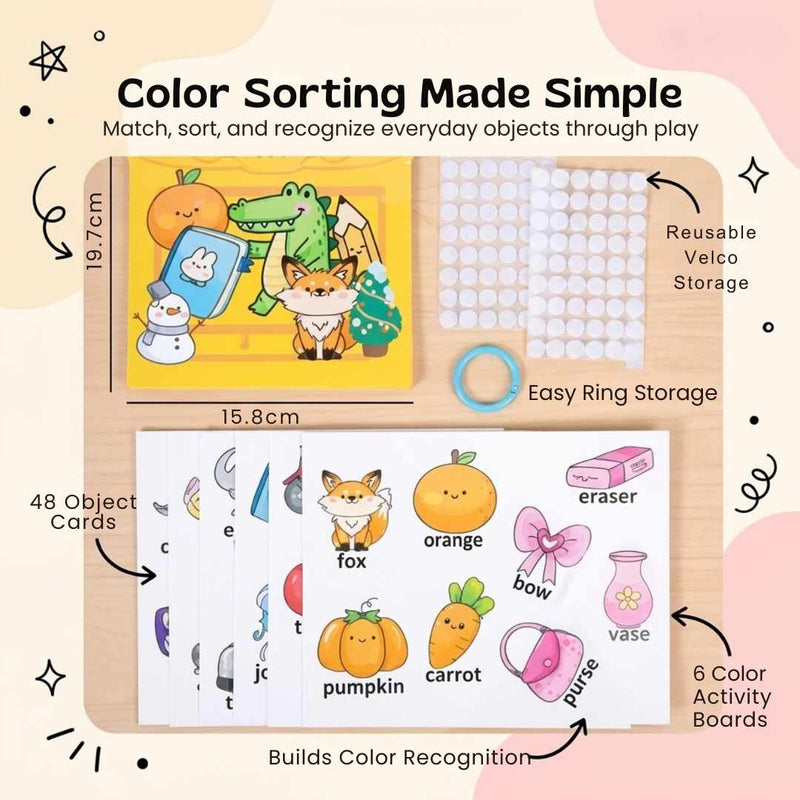 TibaToes™ Color Match Sticker Book