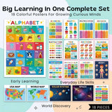 TibaToes™ LearnBright Educational Poster Set