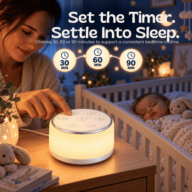 TibaToes™ SleepyGlow White Noise Machine