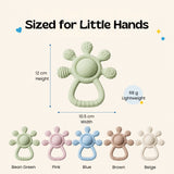 TibaToes™ LittleGrip Silicone Teether Rattle
