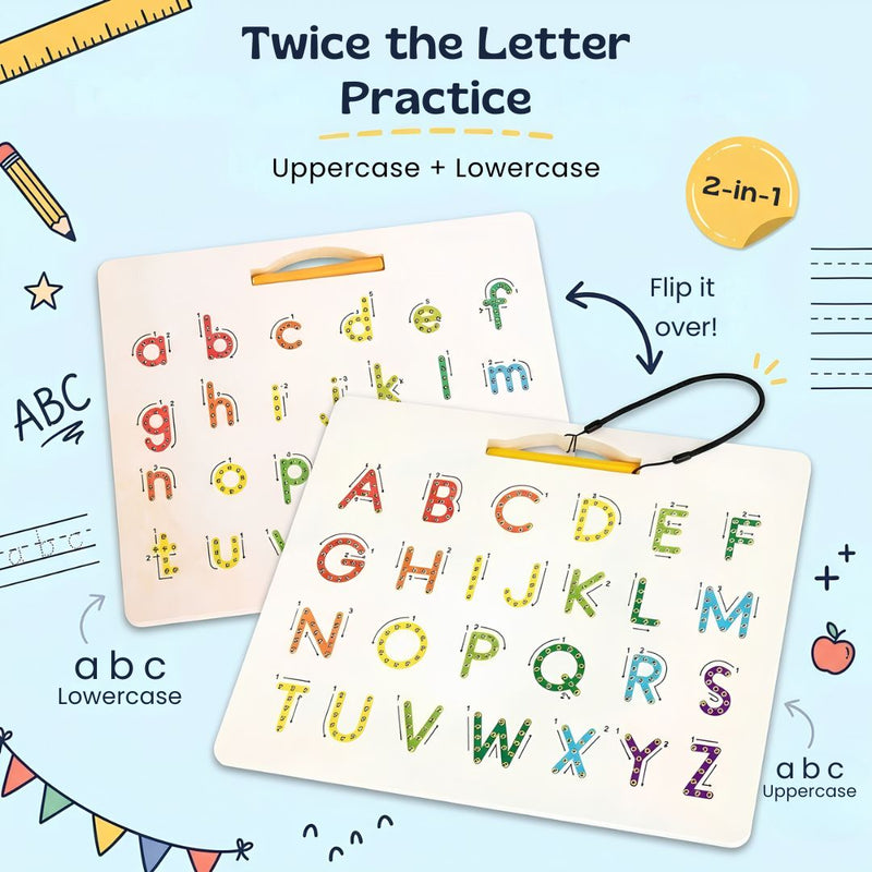 TibaToes™ Magnetic Alphabet Tracing Board