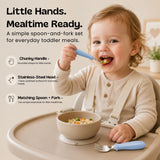 TibaToes™ LittleBite Toddler Fork & Spoon Set