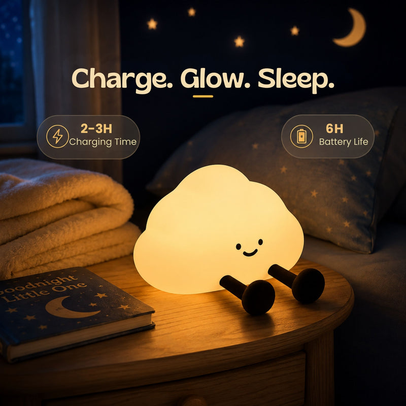 TibaToes™ CloudGlow Tap Night Light