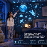 TibaToes™ GalaxyGlow Space Wall Stickers