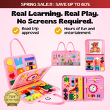TibaToes™ Montessori Busy Board