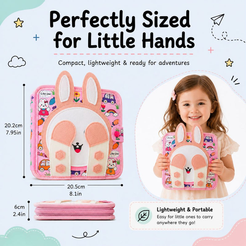 TibaToes™ Bunny Busy Book