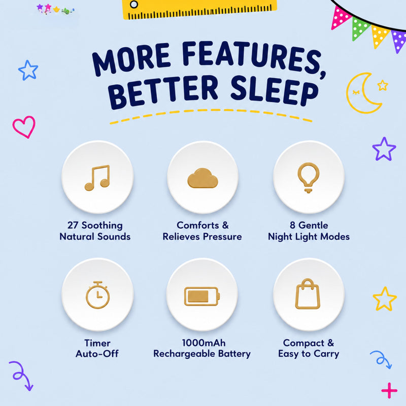 TibaToes™ SleepyGlow Sound & Night Light Machine