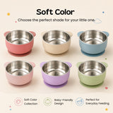 TibaToes™ BearGrip Stainless Steel Suction Bowl