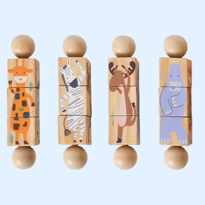 TibaToes™ Spin & Match Animal Friends