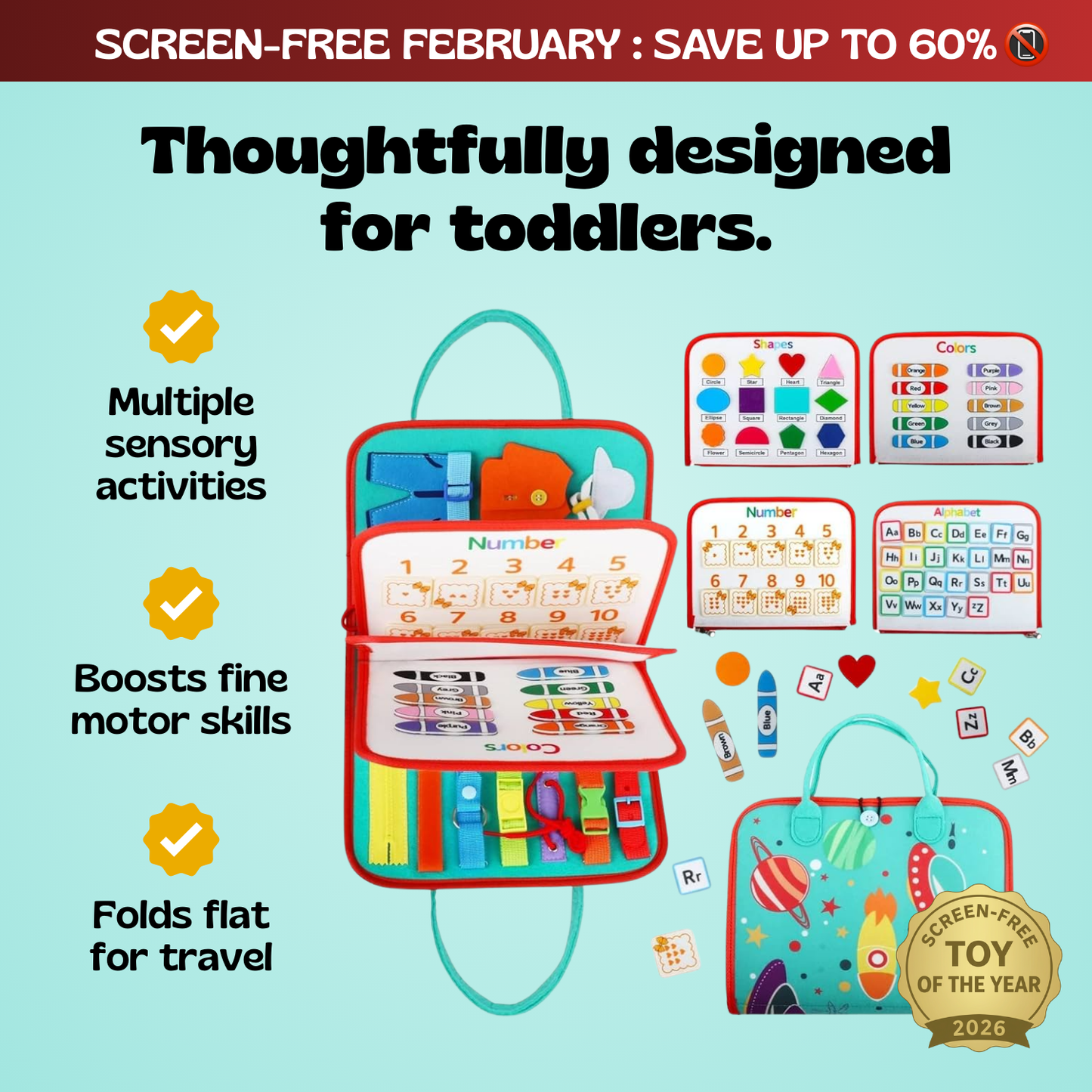 TibaToes™ Montessori-leksak för småbarn