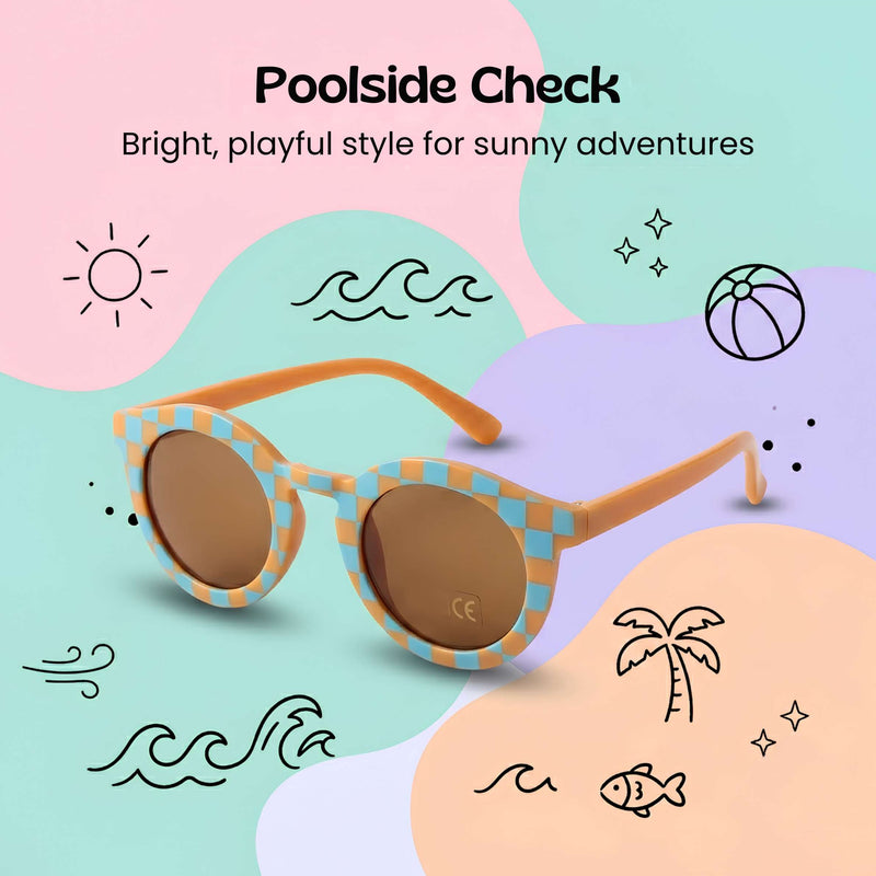 TibaToes Checker Sun Shades