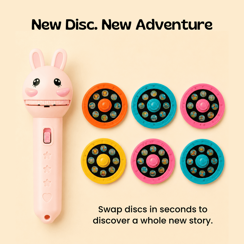 TibaToes Animal Story Projection Flashlight