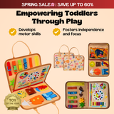 TibaToes™ Montessori Busy Board