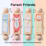 TibaToes™ Spin & Match Animal Friends