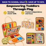TibaToes™ Montessori Busy Board