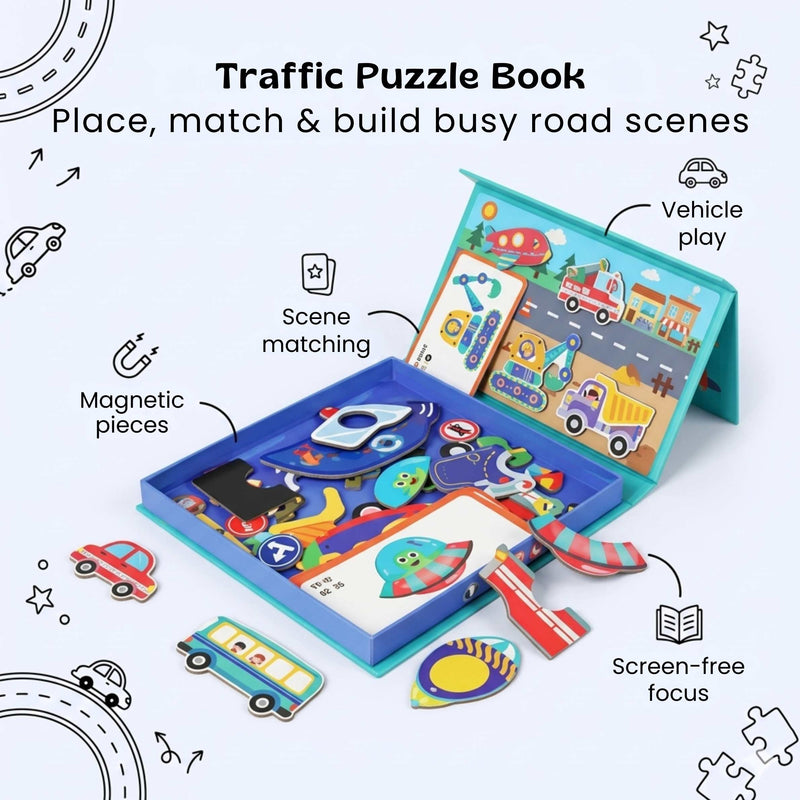 TibaToes™ MixFace Magnetic Story Puzzle