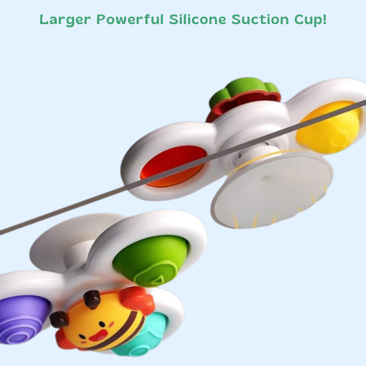 TibaToes™ Montessori Texture Spinning 3-Piece Set