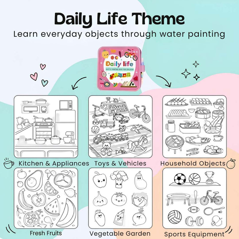 TibaToes™ MagicSplash Water Drawing Book