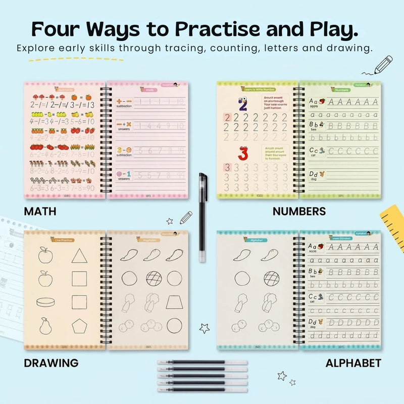 TibaToes™ Magic Practice Copybook Set