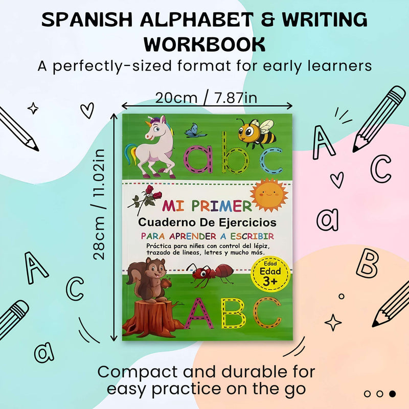 TibaToes™ Spanish ABC Writing Workbook