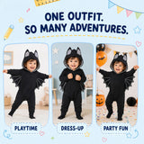 TibaToes™ Little Bat Hooded Romper