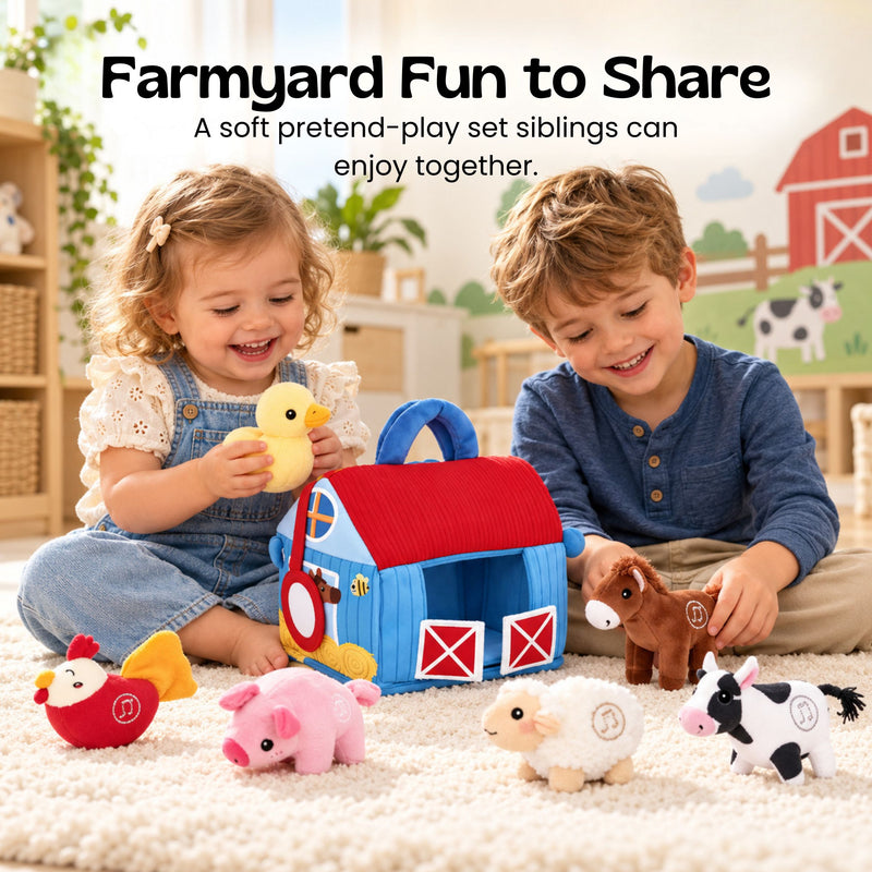 TibaToes™ Farm Friends Soft Play Set