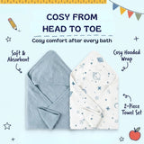 Buy 1 Take 1 TibaToes™ CozySprout Hooded Baby Towels