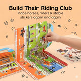 TibaToes™ PuffyScene Reusable Sticker Book