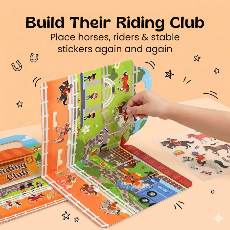 TibaToes™ PuffyScene Reusable Sticker Book
