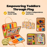 TibaToes™ Montessori Busy Board