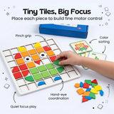 TibaToes™ MosaicMind Pattern Puzzle Board