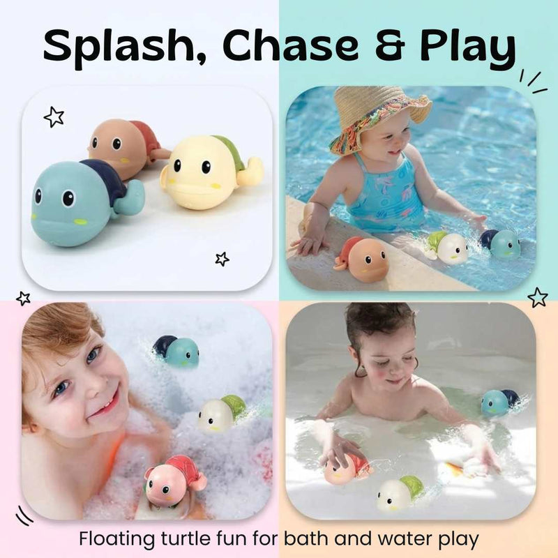 TibaToes™ Schildpad Badspeeltjes (3-pack)