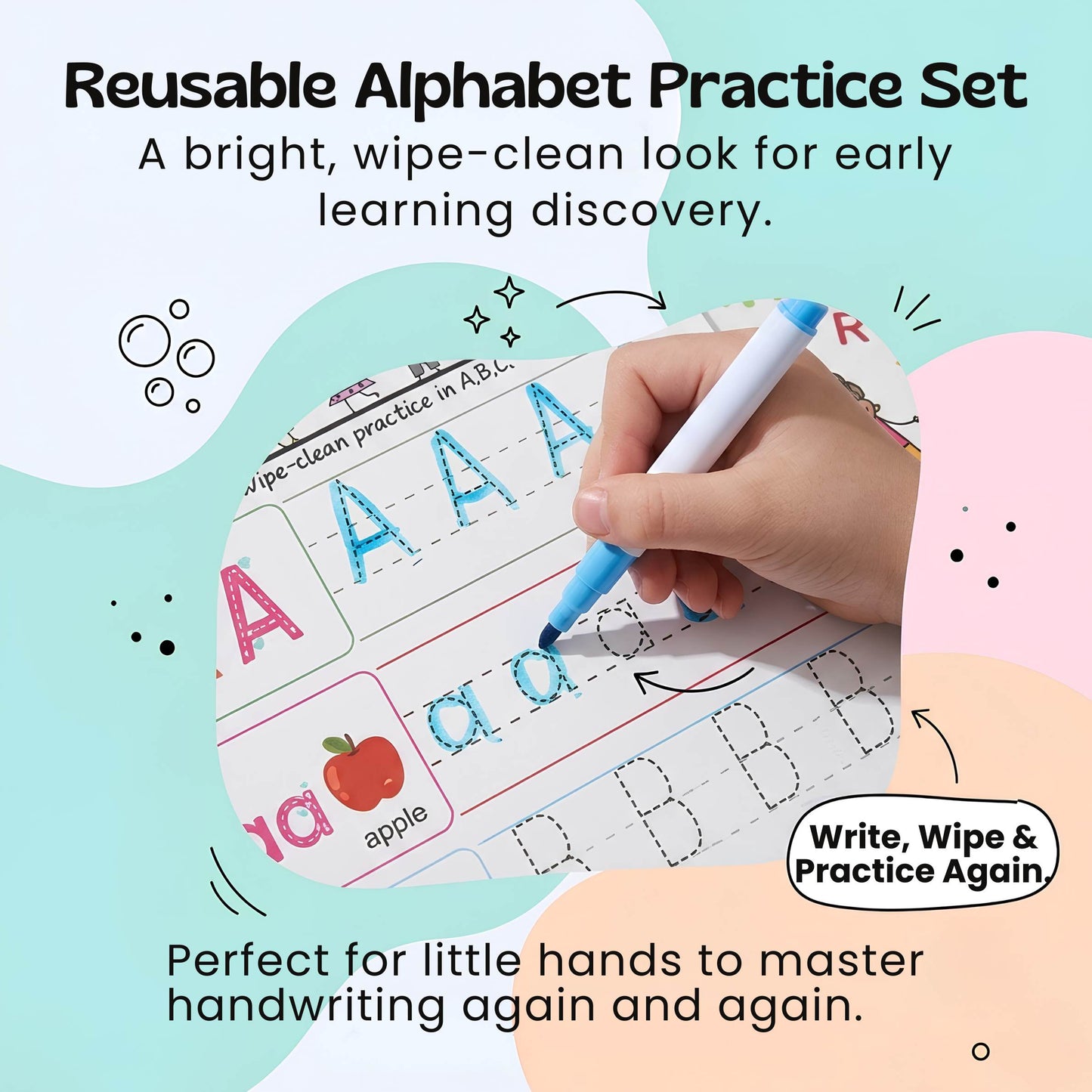 TibaToes™ Bilingual Magic Writing Workbook