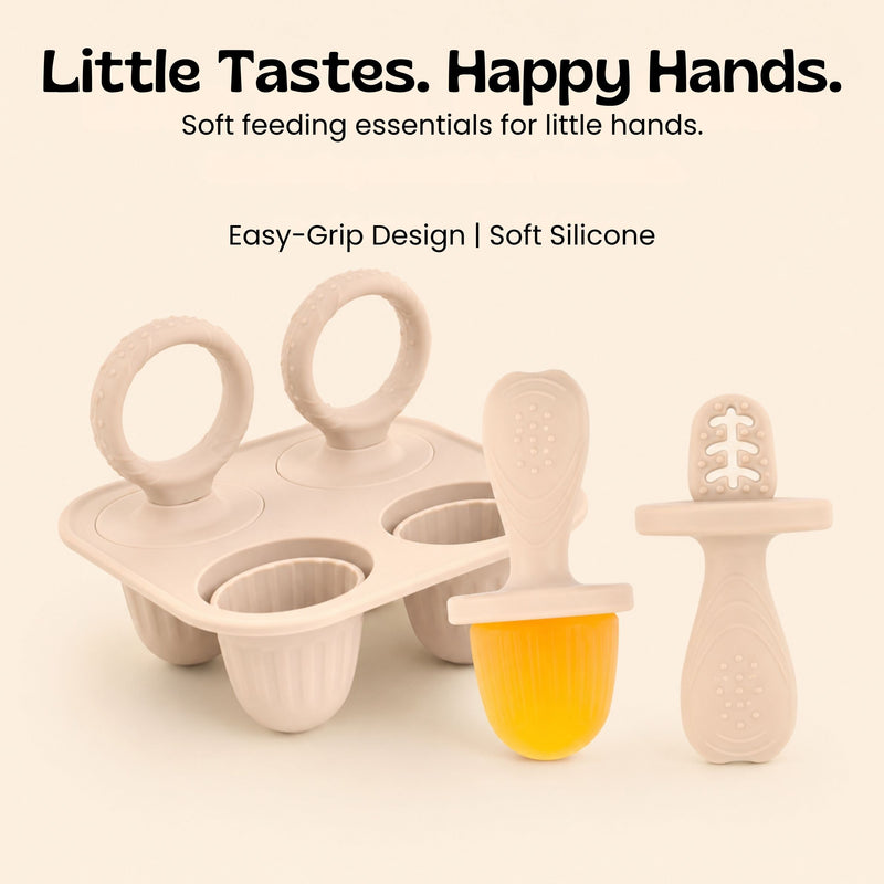 TibaToes™ Little Bites Silicone Feeder & Teether Set