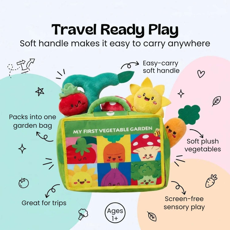TibaToes™ Sensory Garden Plush Activity Box